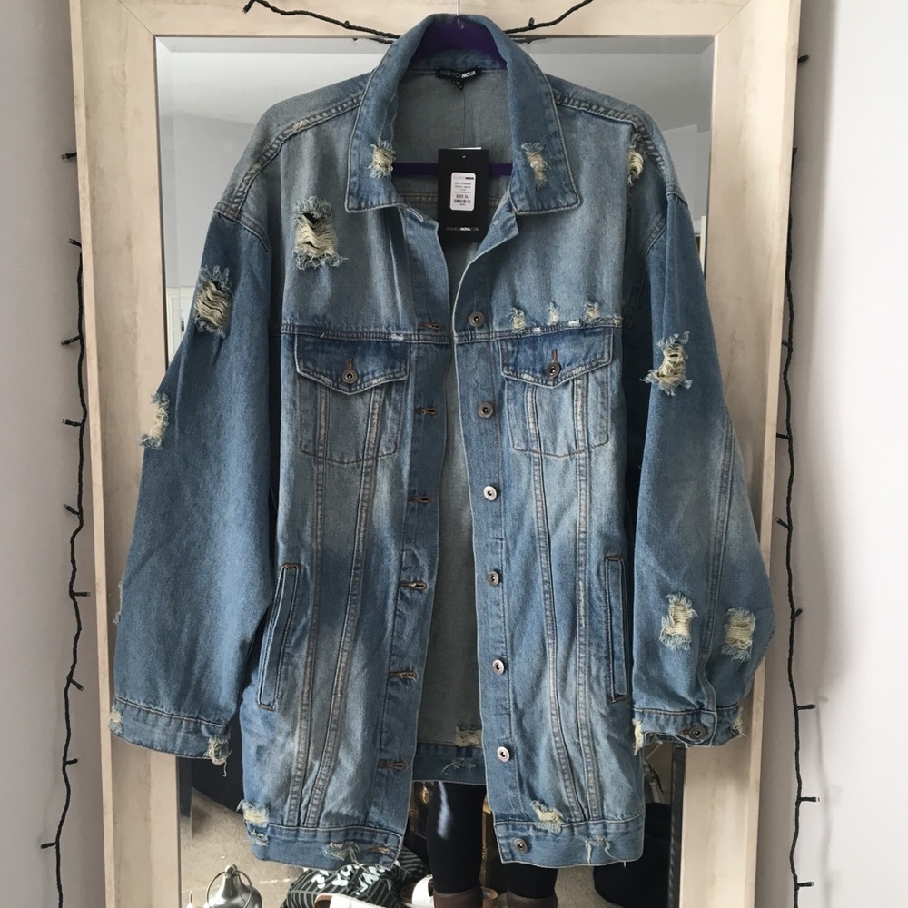 Distressed Jean Jacket